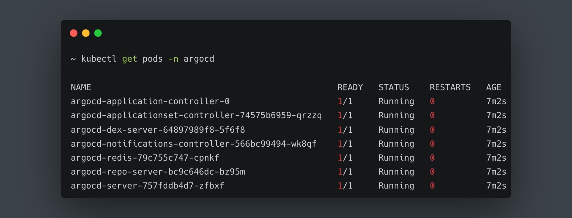 Code in terminal